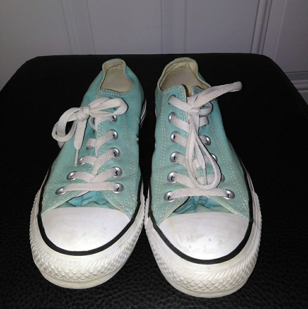 Unisex Light Blue Converse All Star Shoes Size US